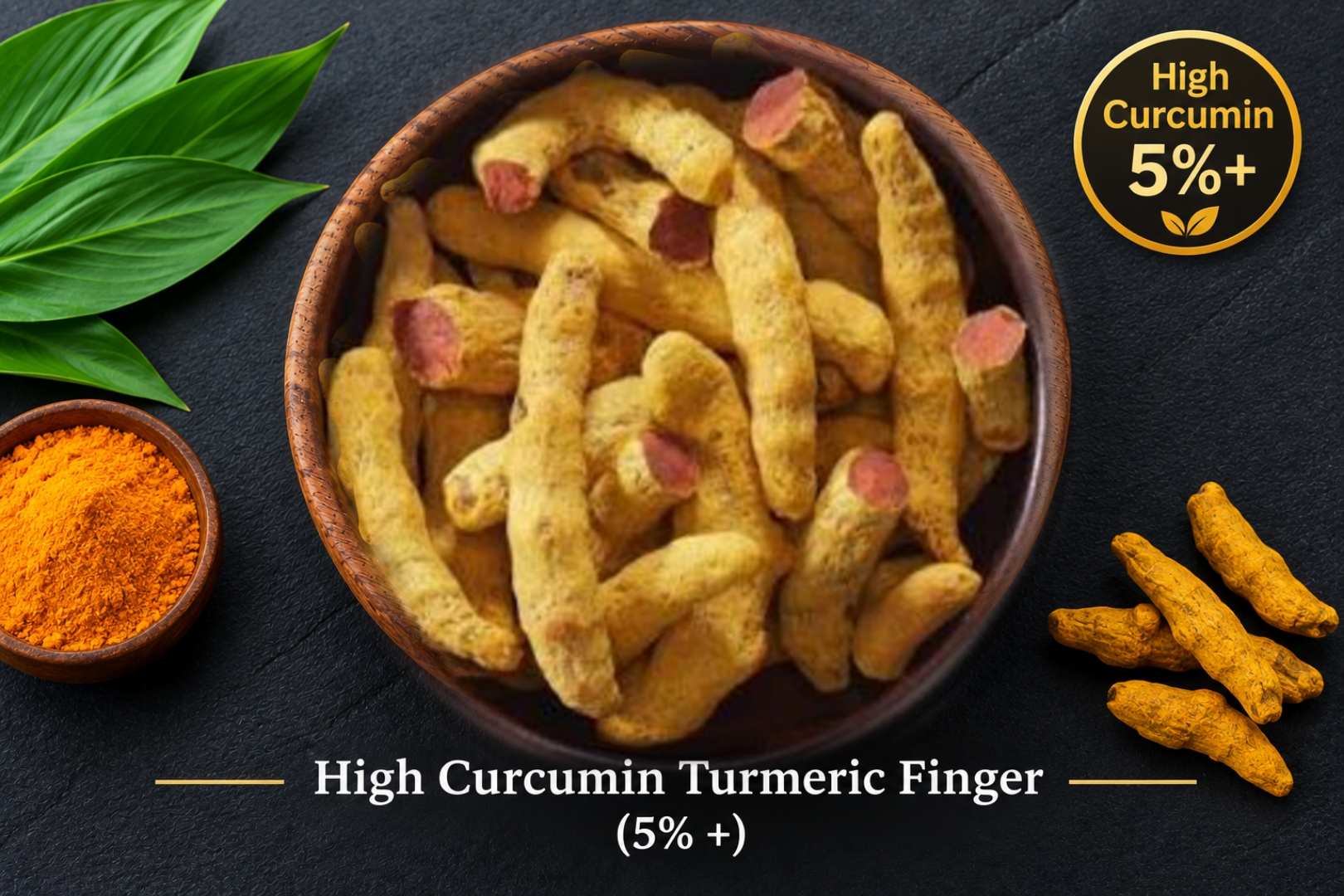 Farmify Foods High Curcumin Turmeric Finger